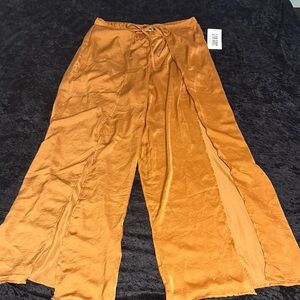 12th Tribe Wide Leg Pants in Orange